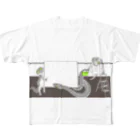 あちまってゆーゆ。のはちゅの日常【お洗濯】 All-Over Print T-Shirt