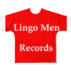 FCS Entertainmentの#Lingo_Men_Records All-Over Print T-Shirt