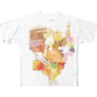 許されないまたたびのほにゃらら All-Over Print T-Shirt