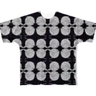 kusuda_subrowのサブロウの群れ（クロ） All-Over Print T-Shirt