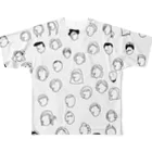 クジャクAサンバの顔の仲間たち All-Over Print T-Shirt