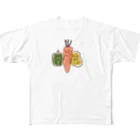 順扇堂のありがちな野菜 フルグラフィックTシャツ