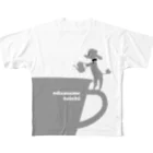 エダマメトイチのトイプードルのエダマメトイチcoffee フルグラフィックTシャツ