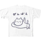 るきのけだるげにゃんこ フルグラフィックTシャツ