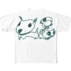 謎モノ店のさらっといぬ ねこ とり All-Over Print T-Shirt