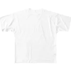 LalaHangeulの「パンだ」とつぶやく子パンダ　バックプリント 풀그래픽 티셔츠