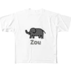 MrKShirtsのZou (ゾウ) 色デザイン All-Over Print T-Shirt