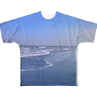 空屋　sorayakusakaの200706191317000　天地の青 フルグラフィックTシャツ