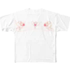 山名阿代のアルファベットエンジェルハートをギュッと All-Over Print T-Shirt