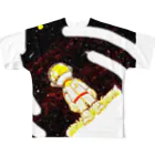 🌺まるまる商店🌺の宇宙くん  フルグラフィックTシャツ