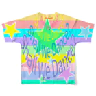 カニホイップのShall We Dance？ フルグラフィックTシャツの背面