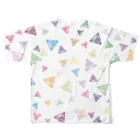 JESTIVAL On-Line ShopのJESTIVALランダムロゴTシャツ All-Over Print T-Shirt :back
