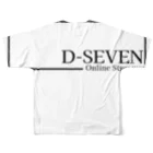 D-SEVEN　公式オンラインショップのD-SEVEN BL All-Over Print T-Shirt :back