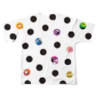 フルスキャ。のドットの宇宙 All-Over Print T-Shirt :back