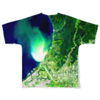 WEAR YOU AREの北海道 石狩市 フルグラフィックTシャツの背面