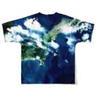 WEAR YOU AREの北海道 根室市 フルグラフィックTシャツの背面