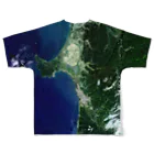 WEAR YOU AREの秋田県 昭和バイパス フルグラフィックTシャツの背面