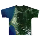 WEAR YOU AREの秋田県 山本郡 フルグラフィックTシャツの背面