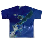 WEAR YOU AREの沖縄県 国頭郡 フルグラフィックTシャツの背面