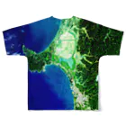 WEAR YOU AREの秋田県 潟上市 フルグラフィックTシャツの背面