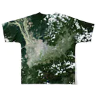 WEAR YOU AREの山梨県 Unnamed Road All-Over Print T-Shirt :back