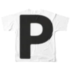 移動する点ＰのP-Back All-Over Print T-Shirt :back