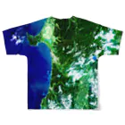 WEAR YOU AREの秋田県 秋田市 Tシャツ 両面 All-Over Print T-Shirt :back