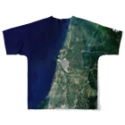 WEAR YOU AREの山形県 酒田市 Tシャツ 両面 All-Over Print T-Shirt :back