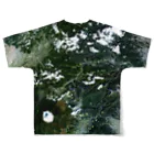 WEAR YOU AREの山梨県 都留市 Tシャツ 両面 All-Over Print T-Shirt :back