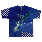 WEAR YOU AREの沖縄県 国頭郡 Tシャツ 両面 フルグラフィックTシャツの背面