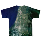 WEAR YOU AREの山形県 酒田市 Tシャツ 両面 All-Over Print T-Shirt :back