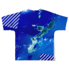 WEAR YOU AREの沖縄県 国頭郡 Tシャツ 両面 フルグラフィックTシャツの背面