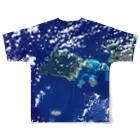 WEAR YOU AREの沖縄県 八重山郡 Tシャツ 両面 All-Over Print T-Shirt :back