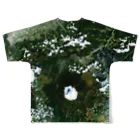 WEAR YOU AREの山梨県 南都留郡 Tシャツ 両面 フルグラフィックTシャツの背面