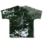 WEAR YOU AREの埼玉県 秩父市 Tシャツ 両面 All-Over Print T-Shirt :back