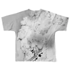 WEAR YOU AREの石川県 鳳珠郡 Tシャツ 両面 All-Over Print T-Shirt :back