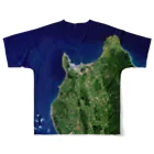 WEAR YOU AREの北海道 稚内市 Tシャツ 両面 フルグラフィックTシャツの背面