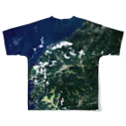 WEAR YOU AREの愛媛県 大洲市 Tシャツ 両面 All-Over Print T-Shirt :back