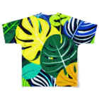 orangeandblueのTropical１ フルグラフィックTシャツの背面