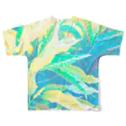 dizzyの南国の葉っぱ４🌿 フルグラフィックTシャツの背面