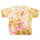 dizzyの南国の葉っぱ２🌿 フルグラフィックTシャツの背面