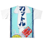 office SANGOLOWの千島屋商店カットル All-Over Print T-Shirt :back