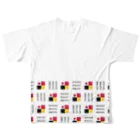 Nippon Malaya / 日本マラヤのNippon Malaya (Pattern) All-Over Print T-Shirt :back