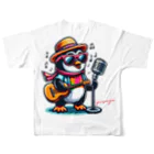 yosuga-aの陽気なペンギン All-Over Print T-Shirt :back