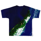 WEAR YOU AREの北海道 斜里郡 Tシャツ 両面 All-Over Print T-Shirt :back
