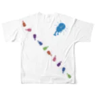 MyOwnWayのかぶとむしのケーファ All-Over Print T-Shirt :back