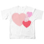 🎀宇佐木 芙和子🎀のLove＆Fuwako フルグラフィックTシャツの背面