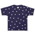 ゴータ・ワイのSuzu　Purple　お好みの文字入れます All-Over Print T-Shirt :back