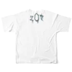 z0t-低予算低コスト製作団体のz0t君Tシャツ フルグラフィックTシャツの背面