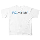 FCペパボ公式グッズのFCペパボロゴ フルグラフィックTシャツの背面